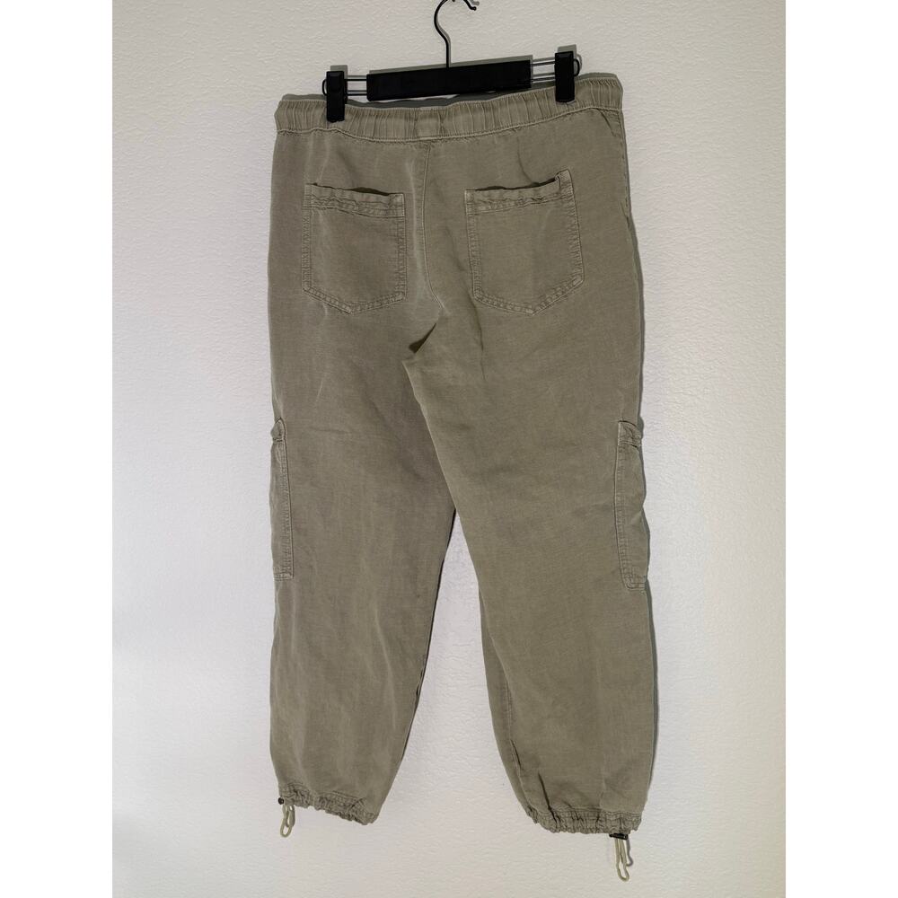 Nicole Miller Linen Lyocell Blend Cargo Jogger Pants Women’s Medium Summer - Picture 7 of 7